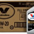 Valvoline Extended Protection SAE Full Synthetic Motor Oil SAE 5W-20 1 QT, Case of 6