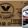 Valvoline Full Synthetic High Mileage with MaxLife Technology SAE 5W-30 Motor Oil 1 QT, Case of 6