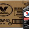 Valvoline High Mileage 150K with Maxlife Plus Technology Motor Oil SAE 10W-30 1 QT, Case of 6