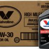 Valvoline High Mileage 150K with Maxlife Plus Technology Motor Oil SAE 5W-30 1 QT, Case of 6