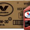 Valvoline High Mileage with MaxLife Technology 5W-30 Synthetic Blend Motor Oil 1 Quart (Pack of 6)