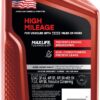 Valvoline High Mileage with MaxLife Technology 5W-30 Synthetic Blend Motor Oil 1 Quart (Pack of 6)