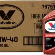 Valvoline High Mileage with MaxLife Technology SAE 10W-40 Synthetic Blend Motor Oil 1 QT, Case of 6