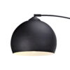 Teamson Home Arquer Arc 66.93" Metal Floor Lamp with Bell Shade, Black Teamson Home Arquer Arc 66.93" Metal Floor Lamp with Bell Shade, Black