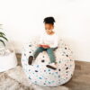 Big Joe Fuf Medium Bean Bag Chair, Lenox 3ft, Dolce Terrazzo