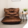 Big Joe Roma Bean Bag Chair, Plush 3ft, Chocolate