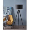 Teamson Home Romanza 60.23" Postmodern Tripod Floor Lamp with Drum Shade, Matte Black Teamson Home Romanza 60.23" Postmodern Tripod Floor Lamp with Drum Shade, Matte Black