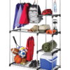 Whitmor Deluxe Utility Closet Organizer - 6 Shelves - Metal - Removable Cover