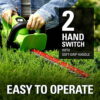 Greenworks 24V 22" Hedge Trimmer with 15Ah Battery and Charger, 2205402