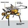 DEWALT DWE7491RS 15 Amp Corded 10 in. Job Site Table Saw with Rolling Stand DEWALT DWE7491RS 15 Amp Corded 10 in. Job Site Table Saw with Rolling Stand