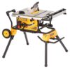 DEWALT DWE7491RS 15 Amp Corded 10 in. Job Site Table Saw with Rolling Stand