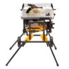 DEWALT DWE7491RS 15 Amp Corded 10 in. Job Site Table Saw with Rolling Stand DEWALT DWE7491RS 15 Amp Corded 10 in. Job Site Table Saw with Rolling Stand