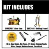 DEWALT DWE7491RS 15 Amp Corded 10 in. Job Site Table Saw with Rolling Stand DEWALT DWE7491RS 15 Amp Corded 10 in. Job Site Table Saw with Rolling Stand