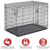 MidWest Homes For Pets Ultima Pro Extra-Strong Double Door Metal Dog Crate, 48"L MidWest Homes For Pets Ultima Pro Extra-Strong Double Door Metal Dog Crate, 48"L