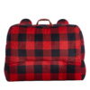 Dearfoams Bean Bag Chair, Red and Black