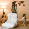 Big Joe Roma Bean Bag Chair, Smartmax 3ft, Moonstone Tessellation