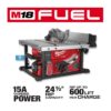 Milwaukee 2736-21HD M18 FUEL ONE-KEY 18- volt Lithium-Ion Brushless Cordless 8-1/4 in. Table Saw Kit W/(1) 12.0Ah Battery & Rapid Charger
