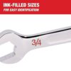 Milwaukee 48-22-9416 SAE Ratcheting Combination Wrench Set (15-Piece) Milwaukee 48-22-9416 SAE Ratcheting Combination Wrench Set (15-Piece)