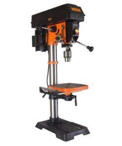 WEN 4214T 5-Amp 12 in. Variable Speed Cast Iron Benchtop Drill Press with Laser, Work Light, and 5/8 in. Chuck Capacity
