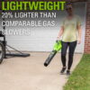 Greenworks 40V (120 mph / 450 cfm) Axial Blower, 2.5Ah Battery and Charger