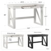 Ameriwood Home Wheaton Computer Desk, Black