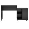 Ameriwood Home Renwick Computer Desk and Cabinet Combo, Black