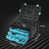 DURATECH 497-Piece Mechanics Tool Set, Include SAE/Metric Sockets, 90-Tooth Ratchet and Wrench Set in 3 Drawer Tool Box