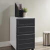 Ameriwood Home Pursuit Mobile File Cabinet, Gray