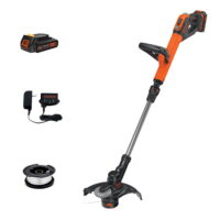 BLACK+DECKER LSTE525 20V MAX Lithium-Ion 2 Battery Cordless String Trimmer / Edger