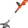 BLACK+DECKER 20V MAX Cordless String Trimmer, 2 in 1 Trimmer and Edger, 12 Inch, Battery Included (LST300)