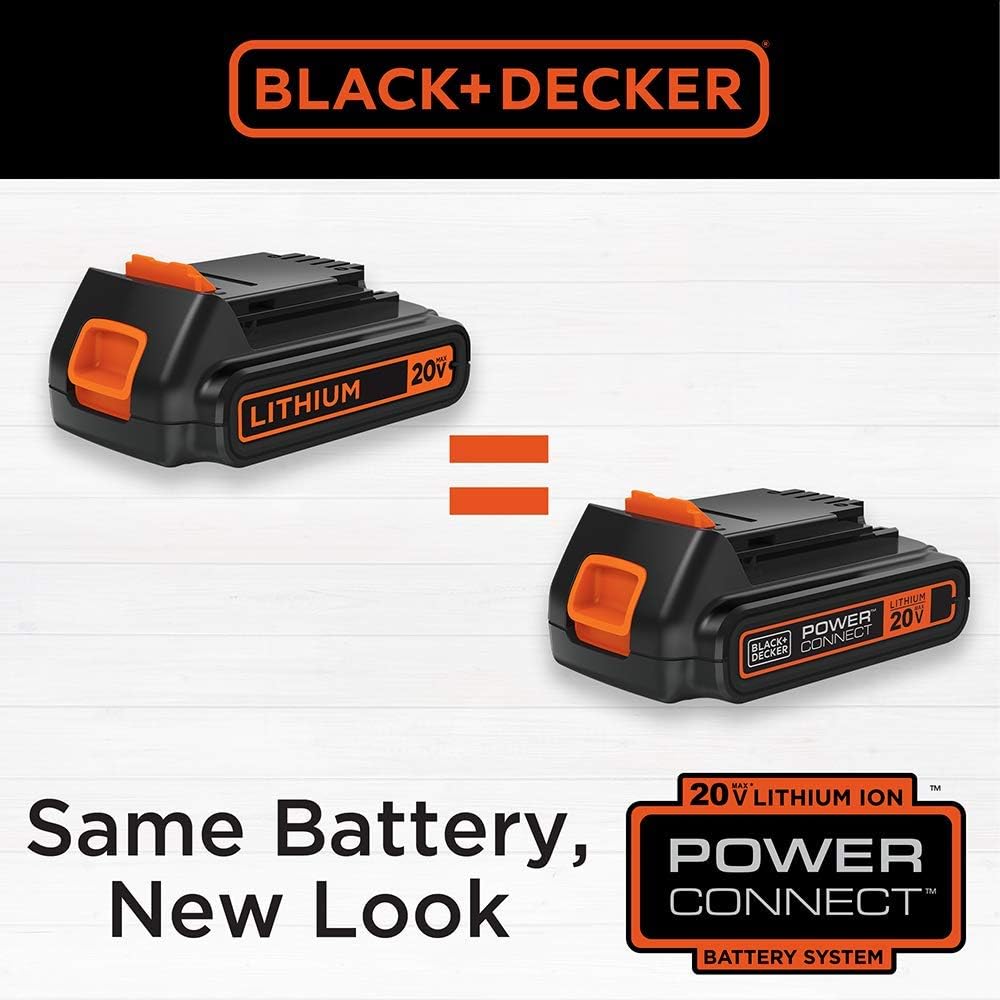 Black & Decker LD120VA Max Lithium-Ion Drill/Driver Kit, 20 V
