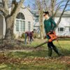 BLACK+DECKER Electric Leaf Blower, Leaf Vacuum and Mulcher 3 in 1, 250 mph Airflow, 400 cfm Delivery Power, Reusable Bag Included, Corded (BEBL7000)