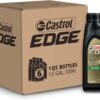 Castrol EDGE Euro 5W-40 A3 B4 Advanced Full Synthetic Motor Oil, 1 Quart, Pack of 6