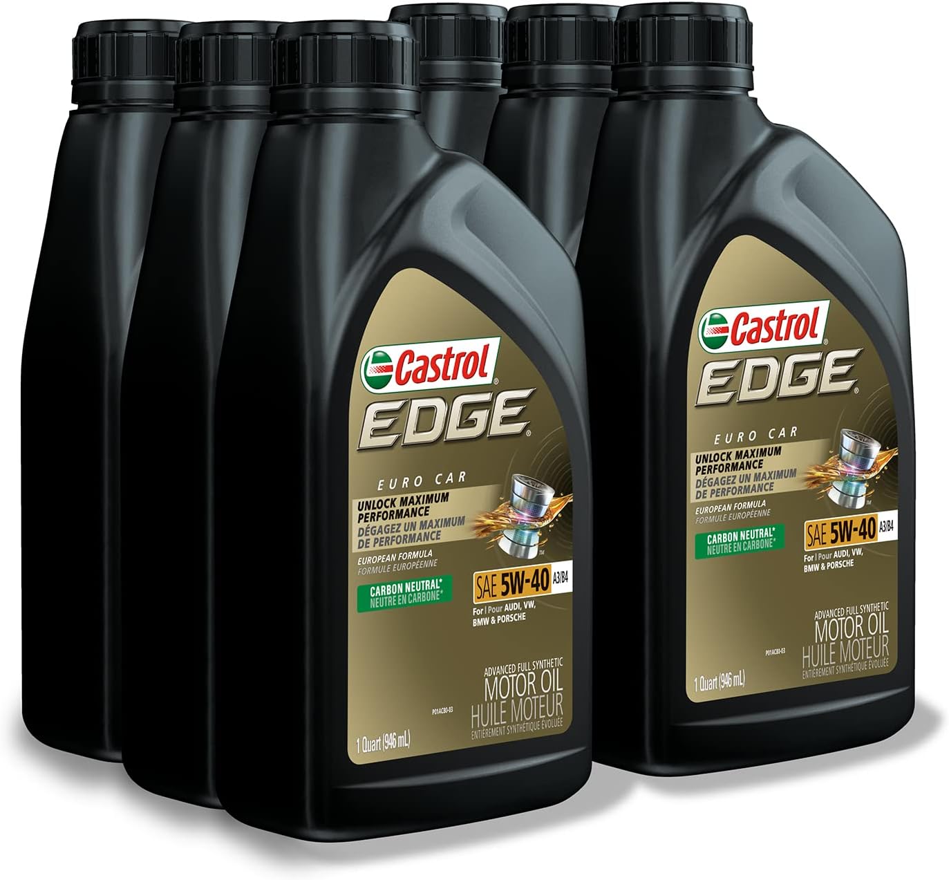 Aceite Castrol Edge 5w-40 A3/B4 Euro 100% Sintético – LEXOY