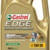 Castrol Edge Extended Performance 5W-30 Advanced Full Synthetic Motor Oil, 5 Quarts, Pack of 3