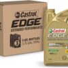 Castrol Edge Extended Performance 5W-30 Advanced Full Synthetic Motor Oil, 5 Quarts, Pack of 3
