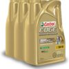 Castrol Edge Extended Performance 5W-30 Advanced Full Synthetic Motor Oil, 5 Quarts, Pack of 3