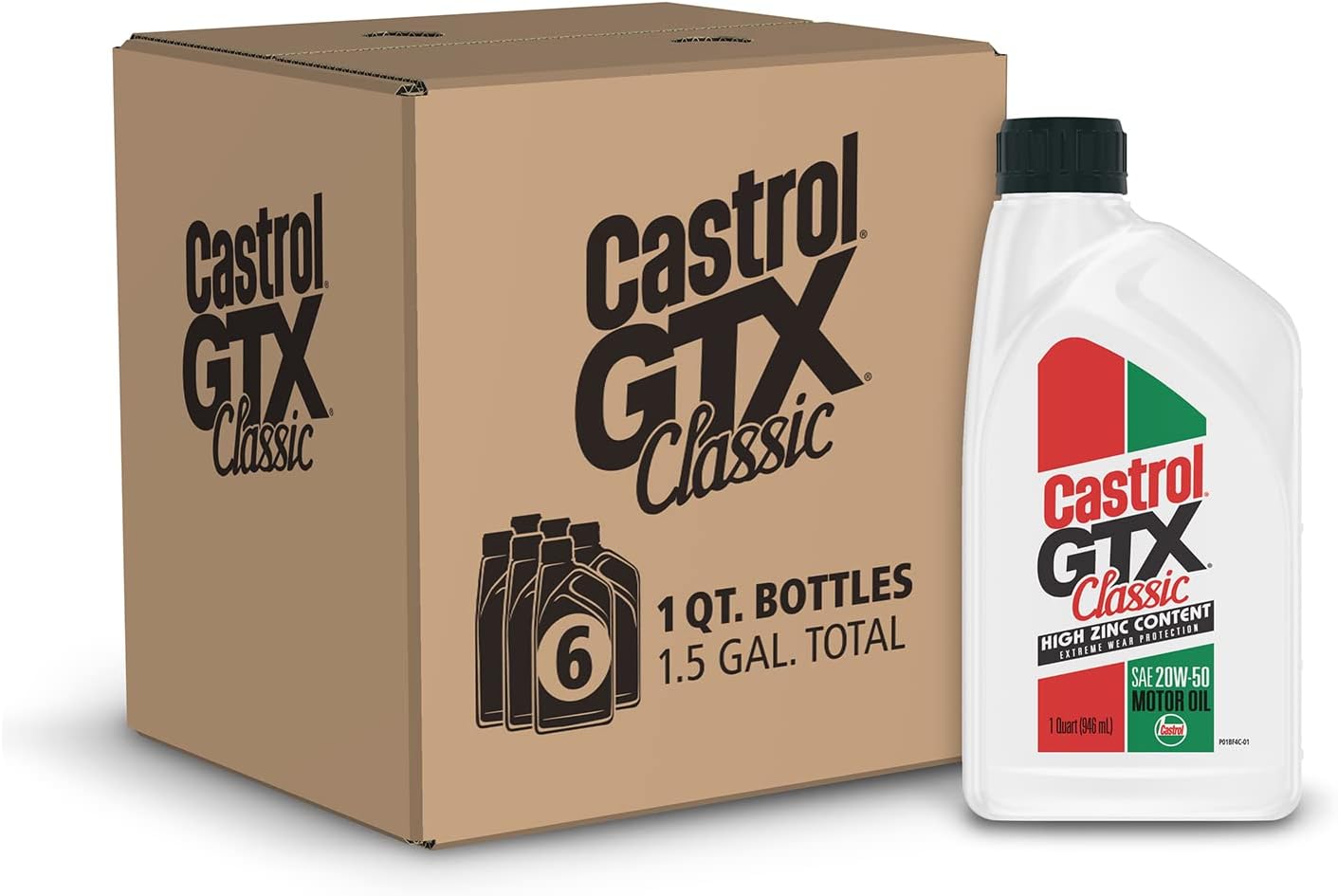 Castrol GTX 10W-40 Conventional Motor Oil, 1 Quart