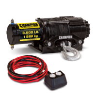 Champion Power Equipment 3500-lb. ATV/UTV Synthetic Rope Winch Kit