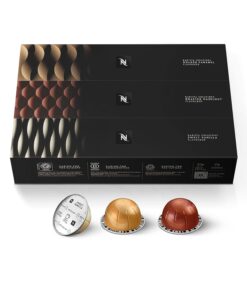 Nespresso Capsules Vertuo, Barista Flavored Pack, Medium Roast Coffee, 30 Count Coffee Pods, Brews 7.77 fl. oz