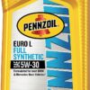 Pennzoil Platinum Euro L Full Synthetic 5W-30 Motor Oil (1-Quart, Case of 6)