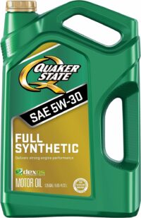 Quaker State Full Synthetic 5W-30 Motor Oil (5-Quart, Case of 3)