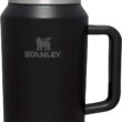 Stanley Quencher H2.0 FlowState Stainless Steel Vacuum Insulated Tumbler with Lid and Straw, Black , 64 oz
