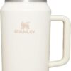 Stanley Quencher H2.0 FlowState Stainless Steel Vacuum Insulated Tumbler with Lid and Straw, Cream, 64 oz