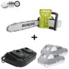 Sun Joe 48V Cordless 16-inch Chain Saw, 2 x 2.0-Ah Batteries & Charger