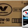 Valvoline Daily Protection 20W-50 Conventional Motor Oil, 1 QT (Pack of 6)