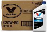 Valvoline Daily Protection 20W-50 Conventional Motor Oil, 1 QT (Pack of 6)