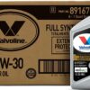Valvoline Extended Protection SAE Full Synthetic Motor Oil SAE 5W-30 1 QT, Case of 6