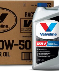 Valvoline VR1 Racing SAE 20W-50 Motor Oil 5 QT, Case of 3