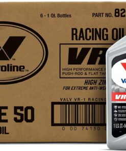 Valvoline VR1 Racing SAE 50 Motor Oil 1 QT, Case of 6